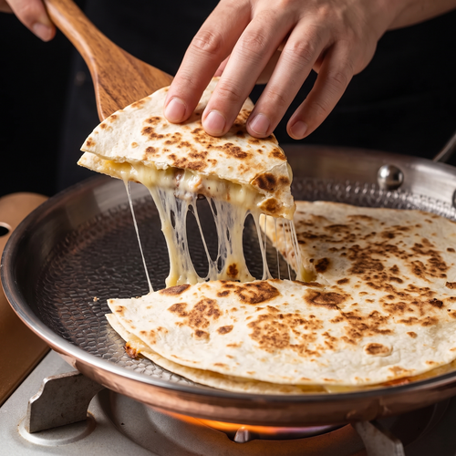 Handgehämmerte Titan-Crêpe-Pfanne 11 Zoll