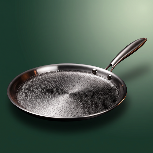 Handgehämmerte Titan-Crêpe-Pfanne 11 Zoll