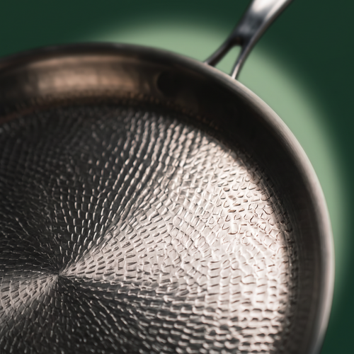 Handgehämmerte Titan-Crêpe-Pfanne 11 Zoll