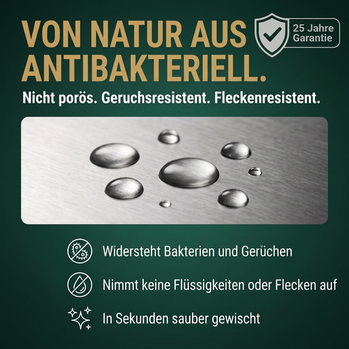 Schneidebrett aus reinem Titan